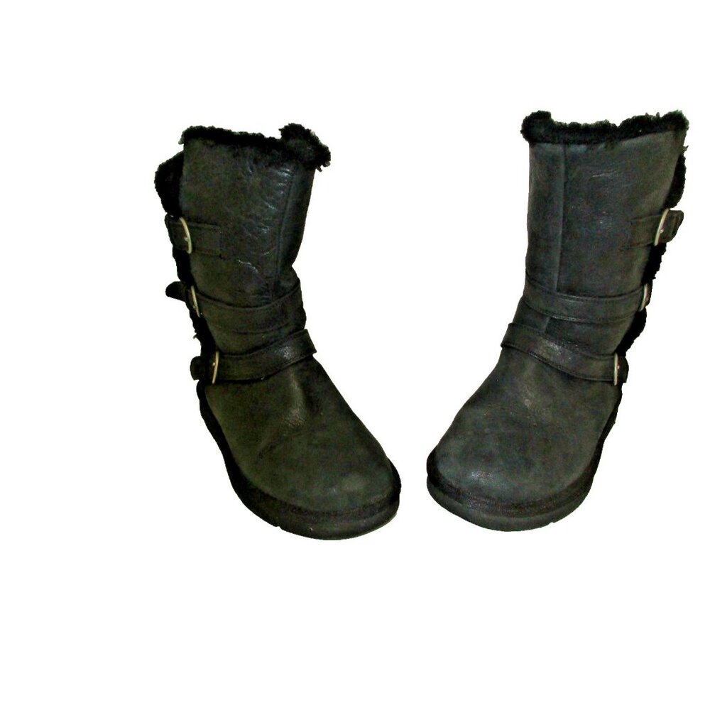 Ugg Women's  1005380 Australia Becket Black Size 6 USED!!!!